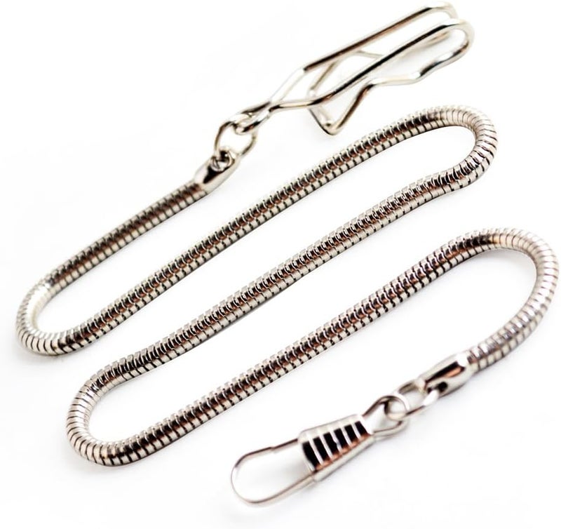 BoShiYa Pocket Watch Chains for Men Vintage Metal Albert Vest Chain Accessories/Color: Gold/Silver/Black/Bronze - Image 1